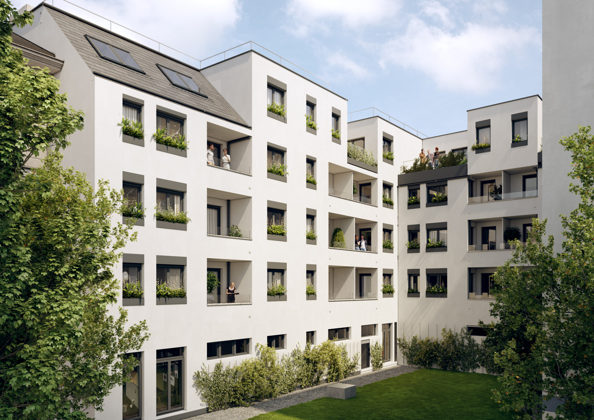 Herz & Heim Innenhof