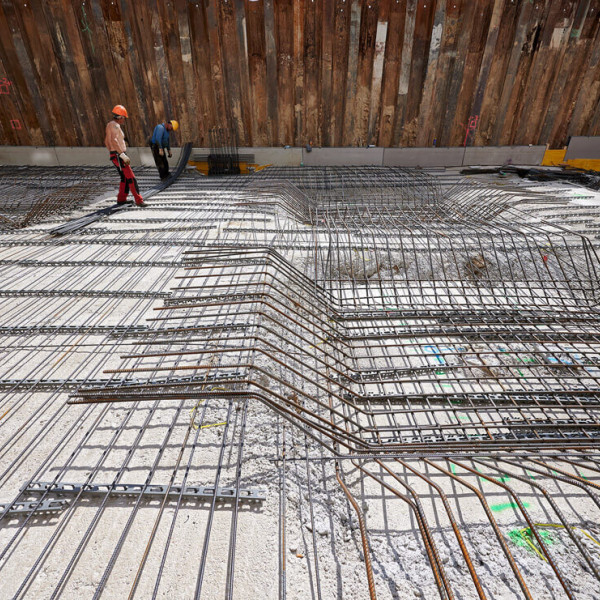 Fundament Bewährungsstahlgitter