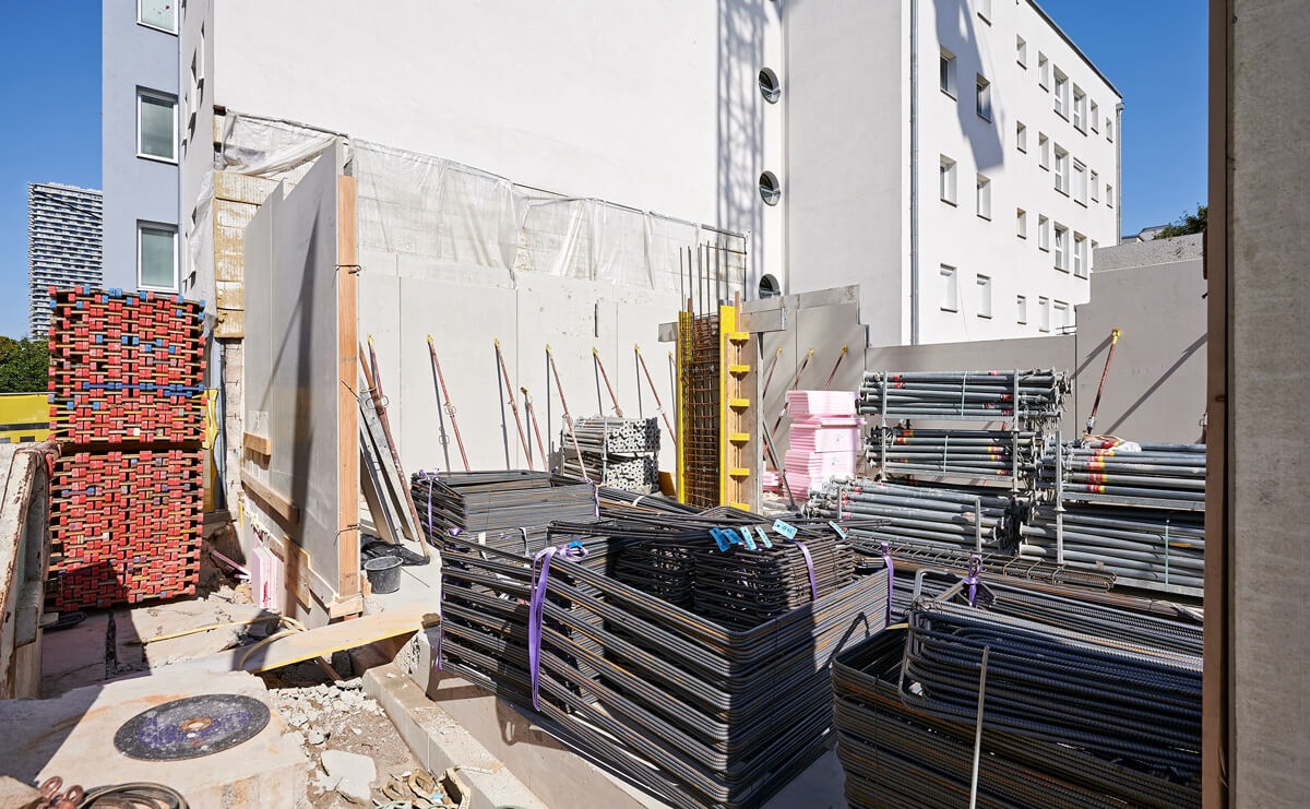 Ordnung auf der Baustelle hilft