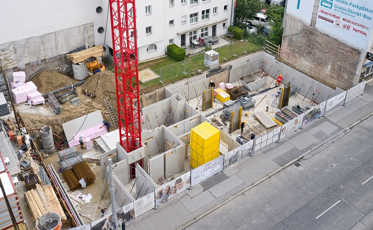 Luftaufnahme Kellergeschoss